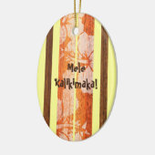 Haleiwa Faux Wood Surfboard Ornament (Links)