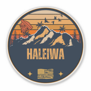 Haleiwa, Hawaï Sticker