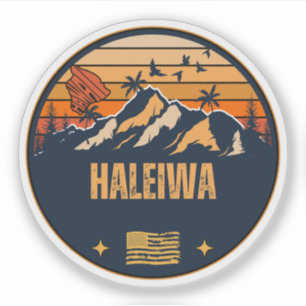 Haleiwa, Hawaï Sticker