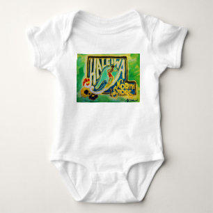 Haleiwa Hawaii Hula Aloha baby Romper