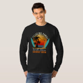 Haleiwa Hawaii North Shore Longboard Surfing T-shirt (Voorkant volledig)