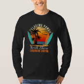 Haleiwa Hawaii North Shore Longboard Surfing T-shirt (Voorkant)