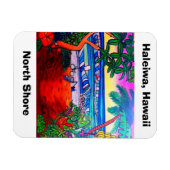 Haleiwa Hawaii Oahu Aloha Magnet Magneet (Horizontaal)