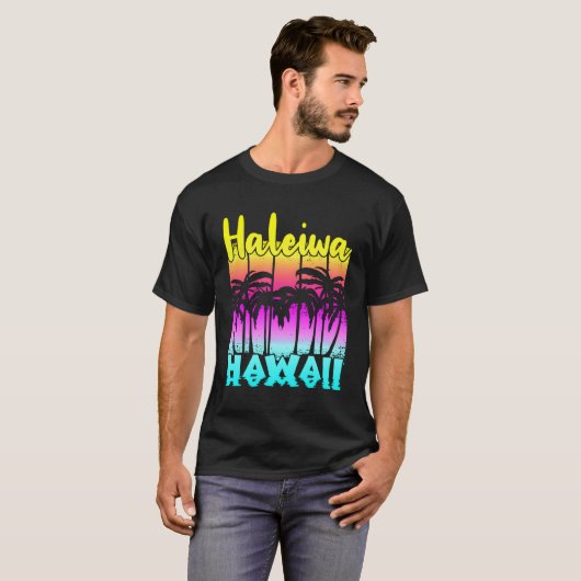 Haleiwa Hawaii T-shirt (Voorkant volledig)