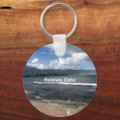 Haleiwa North Shore Oahu Coffee Sleutelhanger (Voorkant)