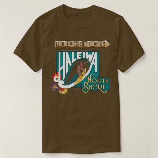Haleiwa North Shore Sign WOMAN T-shirt (Design voorkant)