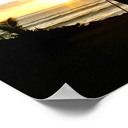 Haleiwa Sunset Poster (Hoek)