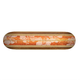 Haleiwa  Surf Faux Maple Skateboard