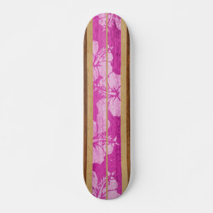 Haleiwa  Surf Faux Wood Skateboard