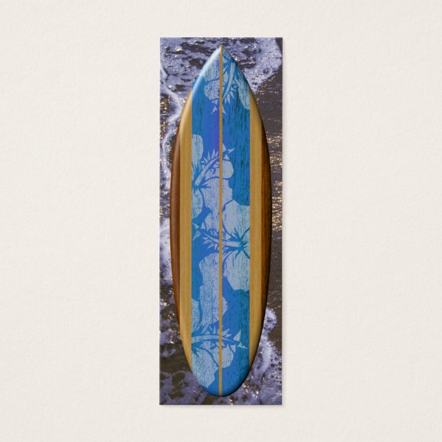 Haleiwa Surfboard Bladwijzer Mini Visitekaartjes (Voorkant)