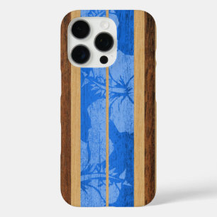 Haleiwa Surfboard Hawaiian in Blue iPhone 16 Pro Hoesje