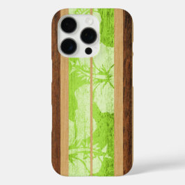 Haleiwa Surfboard Hawaiian in Limoen iPhone 16 Pro Hoesje