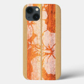 Haleiwa Surfboard Hawaiian iPad Mini Retina Case (Achterkant)