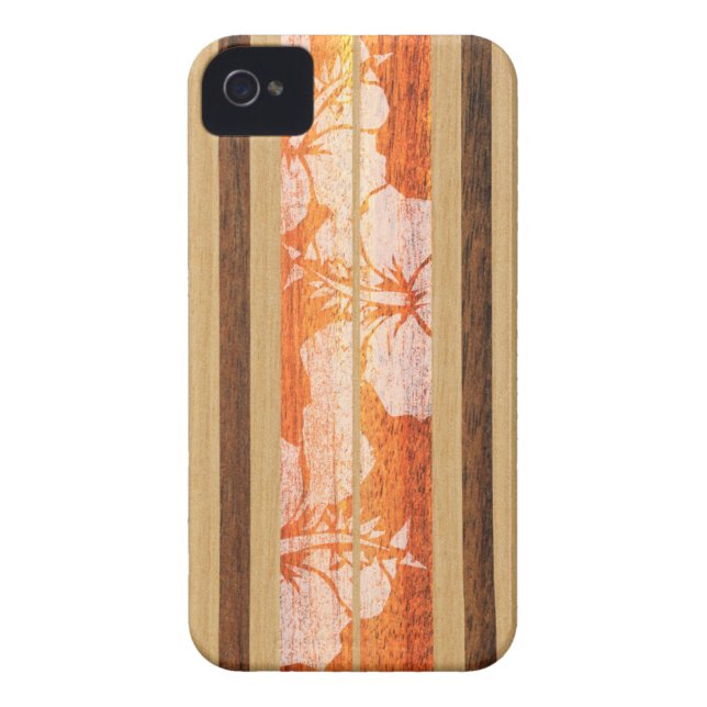 Haleiwa Surfboard Hawaiian iPhone 4 Gevallen Case-Mate iPhone Case (Achterkant)