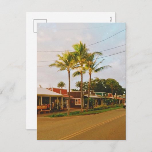 Haleiwa Surfer Town Feestdagenkaart (Voorkant / Achterkant)