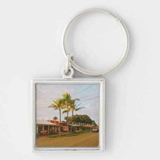 Haleiwa Surfer Town Sleutelhanger (Voorkant)