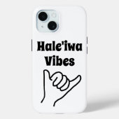Hale'iwa Vibes Shaka iPhone 15 Hoesje (Achterkant)