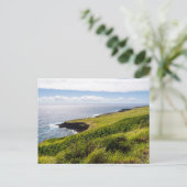 haleokaanuitkijk en stille oceaan briefkaart (Staand voorkant)