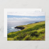 haleokaanuitkijk en stille oceaan briefkaart (Voorkant / Achterkant)