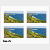 haleokane uitkijk boven honuapo bay rechthoekige sticker (Vel)