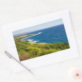 haleokane uitkijk boven honuapo bay rechthoekige sticker (Envelop)