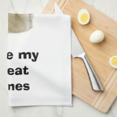 Halequin Grote Deen huisdier foto Theedoek (Quarter Fold)