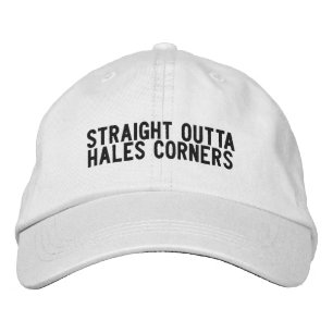 Hales Corners Wisconsin Hoed Geborduurde Pet