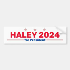Haley 2024 bumpersticker