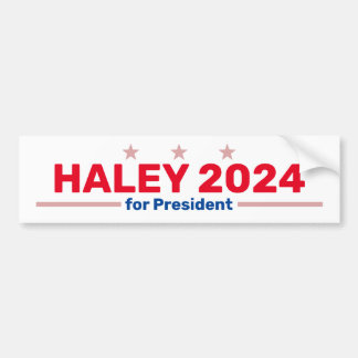 Haley 2024 bumpersticker