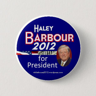 Haley Barbour 2012 Ronde Button 5,7 Cm