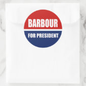 HALEY BARBOUR 2012 RONDE STICKER (Tas)