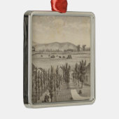 Haley res, boerderij metalen ornament (Rechts)