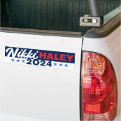 Haley voor President Nikki Haley 2024 Bumpersticker (Op Truck)