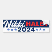 Haley voor President Nikki Haley 2024 Bumpersticker (Voorkant)