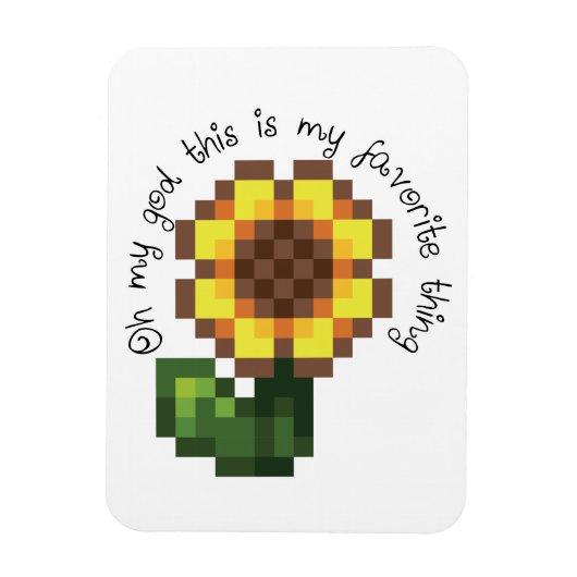 Haley Zonnebloem Magneet – Stardew Valley Geïnspir (Verticaal)