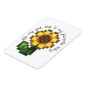 Haley Zonnebloem Magneet – Stardew Valley Geïnspir (Linkerzijde)