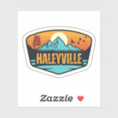Haleyville, Alabama Sticker (Vel)