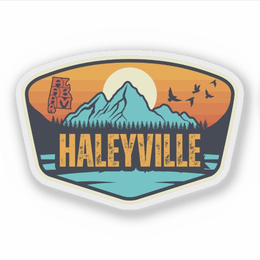 Haleyville, Alabama Sticker (Voorkant)