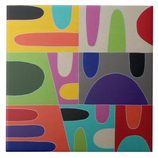 Half a Mind 5 6 x 6 Keramische Tegel Tegeltje (Voorkant)