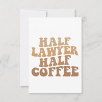 Half advocaat half koffie advocaat humor cadeau vo