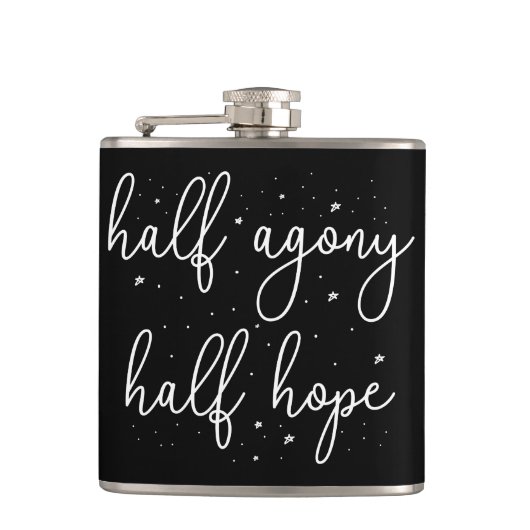 Half Agony, Half Hope II - Persuasion Quote Heupfles (Voorkant)