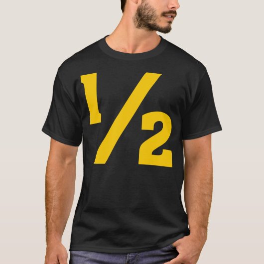 Half - Amber T-shirt (Voorkant)