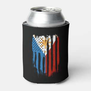 Half Amerikaan Half Filipijn Filipijnse Vlag Blikjeskoeler