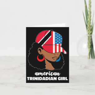 Half Amerikaans en Trinidadiaans USA Trinidad Toba Kaart