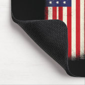 Half Amerikaans half Brits Verenigde Staten vlag V Muismat (Hoek)