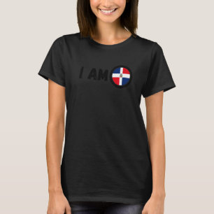 Half Amerikaans Half Dominicaans VS & Dominicaanse T-shirt