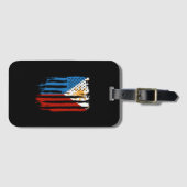 Half Amerikaans Half Filipijns Filipijns vlag Bagagelabel (Voorkant (horizontaal))