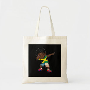 Half-Amerikaans half-Jamaicaans Kind Jamaica vlag  Tote Bag