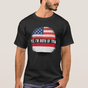 Half-Amerikaans half-Jemenitisch erfgoed van de Ve T-shirt