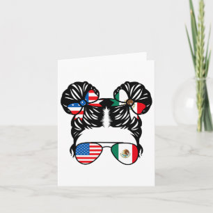 Half Amerikaans Half Mexicaans Meisje USA Mexico V Kaart